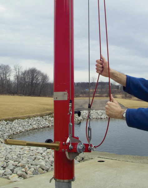 Manual Elevated Monitor Only for use on towers with monitor, nozzle and cables