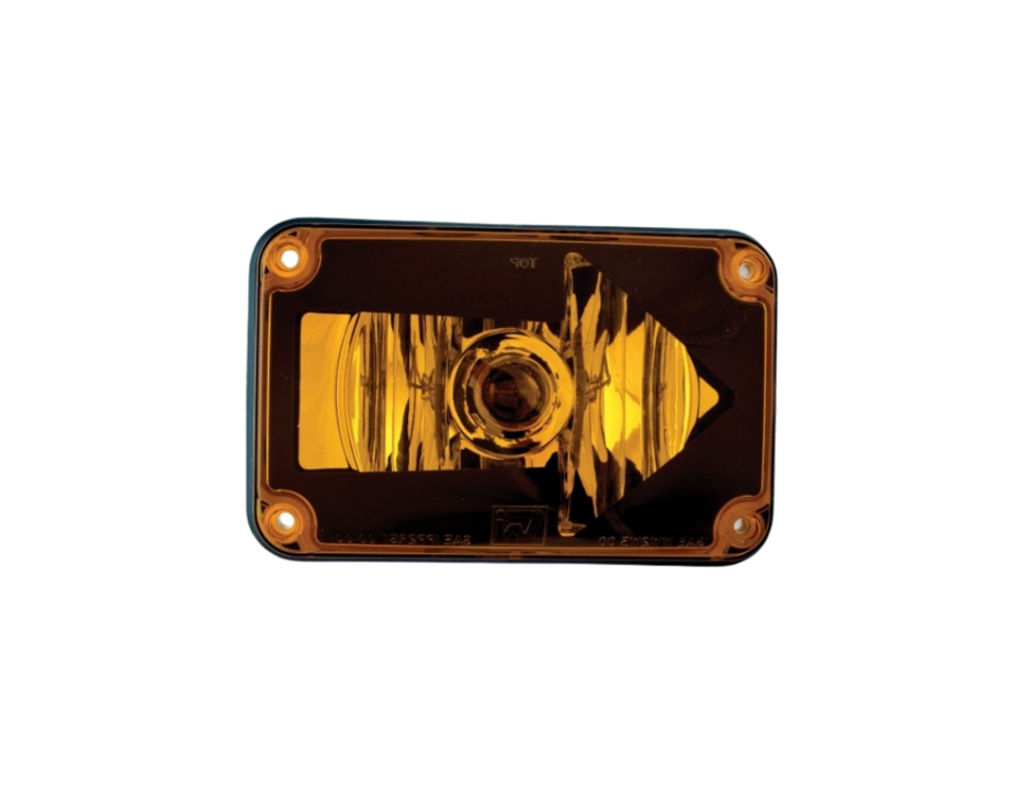 Lens Assy 4x6 Right Arrow Turn Amber