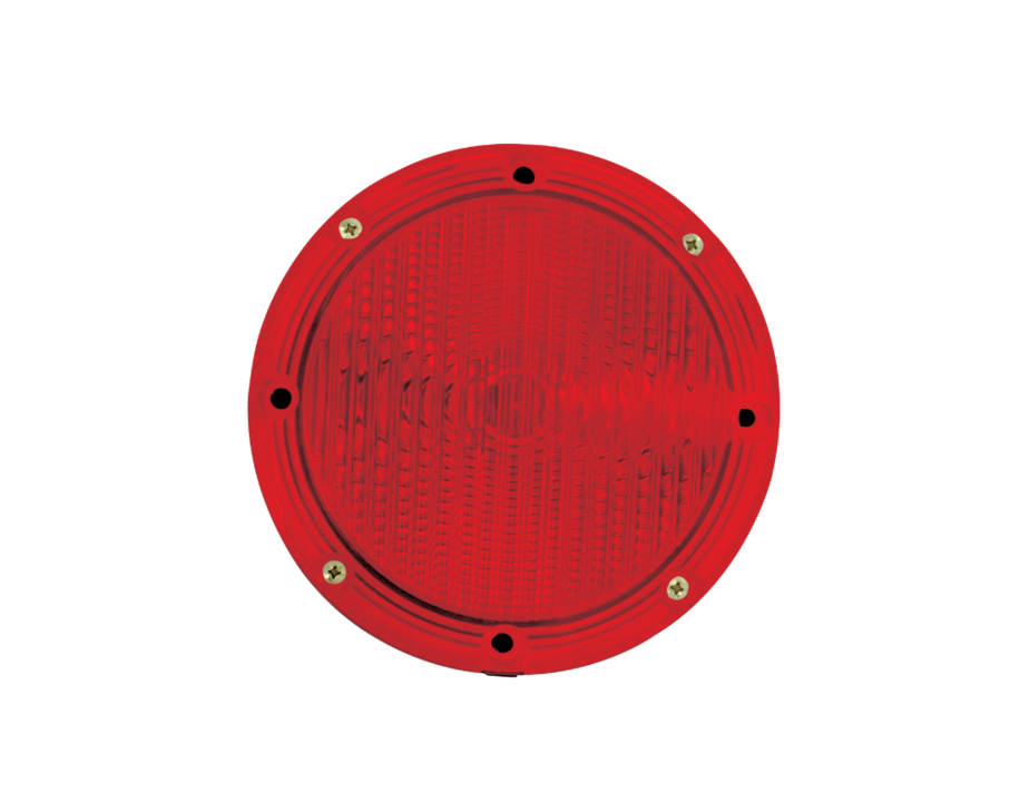 Stop & Tail, Single V-LED, 7" Round, Red Lens Stop & Tail, Single V-LED, 7" Round, Red Lens