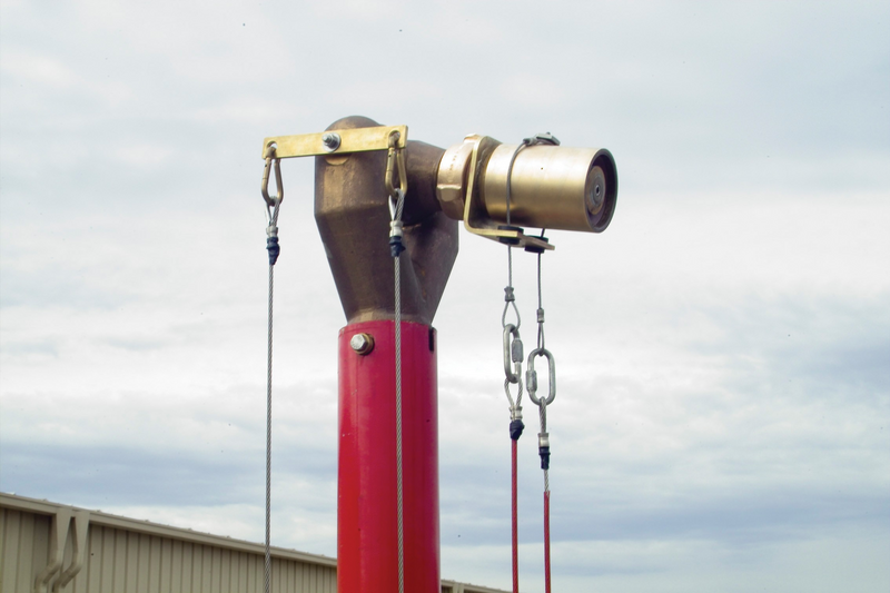 Manual Elevated Monitor Only for use on towers with monitor, nozzle and cables