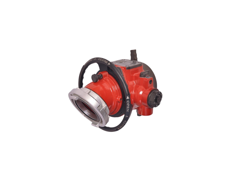 Style 7982 Revolution™ Intake Valve with 30° Swivel Inlet, 5" Storz Inlet (hose connection), 6" Long Handle Female Swivel Outlet (truck connection) Style 7982 Revolution™ Intake Valve with 30° Swivel Inlet, 5" Storz Inlet (hose connection), 6" Long Handle Female Swivel Outlet (truck connection)