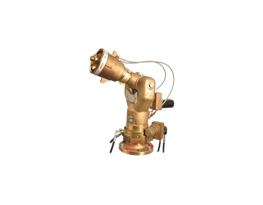 Gemini Hydraulic Monitor - Brass 4" flange x 2.5" NH outlet monitor only Gemini Hydraulic Monitor - Brass 4" flange x 2.5" NH outlet monitor only