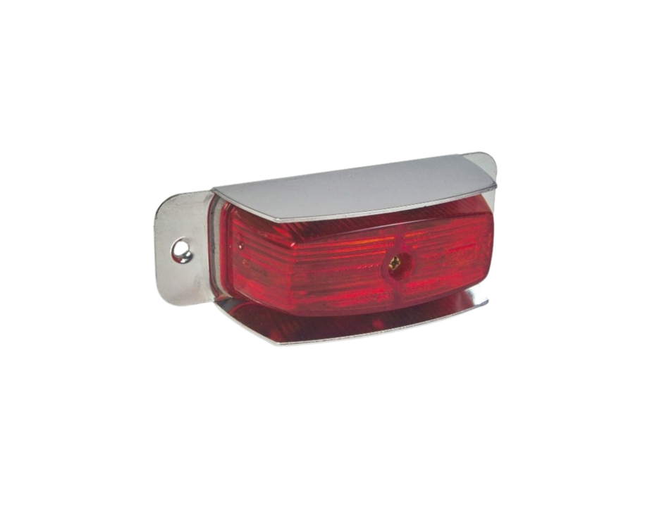 MARKER W/SHIELD 2 BULB/2 WIRE RED