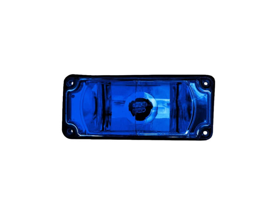 Strobe 3x7 Warning, Panel, Blue