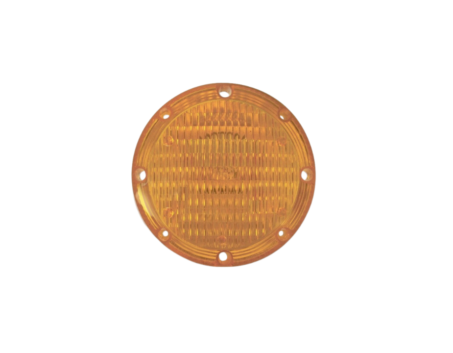LENS, ACRYLIC, AMBER