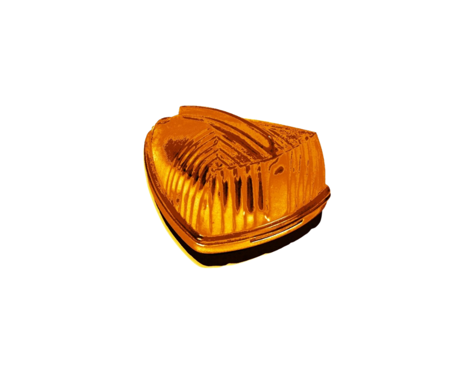 Amber Marker Light, #168 bulb