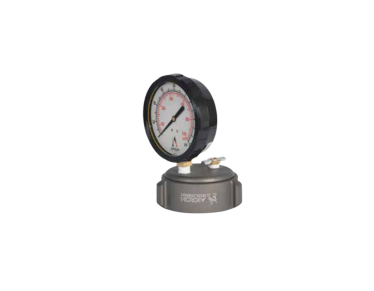 2 1⁄2” (65 mm) NH Cap Gauge with 0-160 PSI Gauge