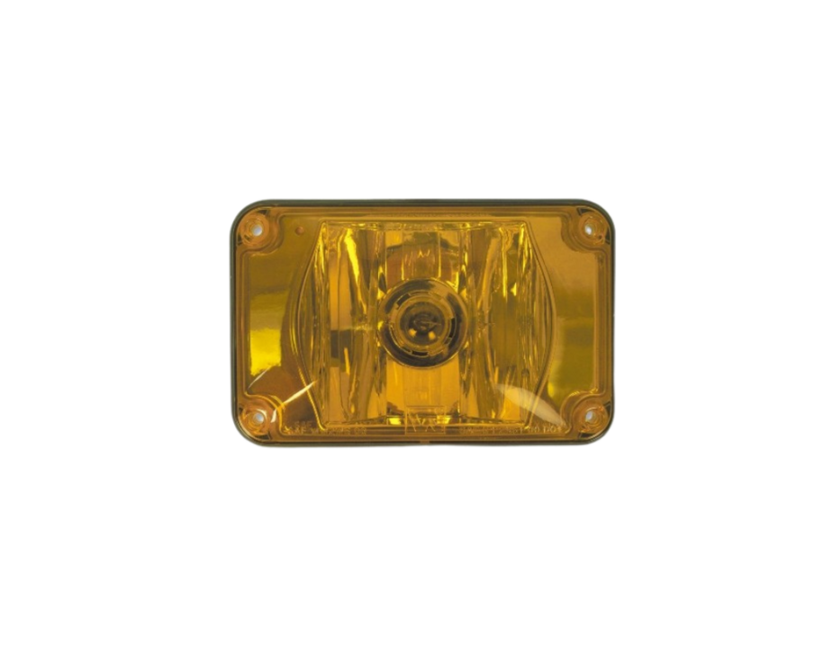 Lens Assy, 4x6 Halogen Amber