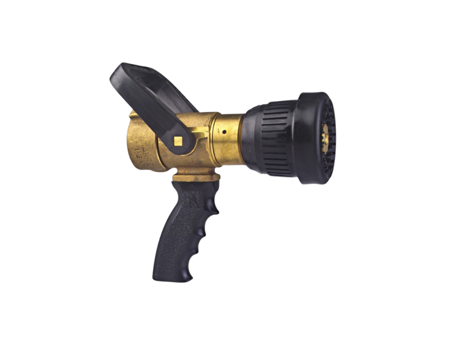 1 1/2'' Brass Fog Nozzle with Pistol Grip, 95 gpm @100 PSI 1 1/2'' Brass Fog Nozzle with Pistol Grip, 95 gpm @100 PSI