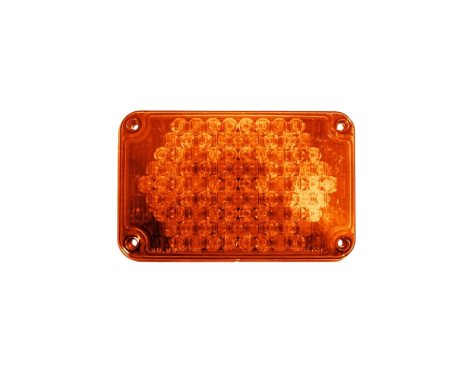 LED, 4x6 Warning, Panel, Amber