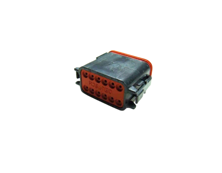 PLUG, 12 CONTACT, SIZE 20, KEY "B"