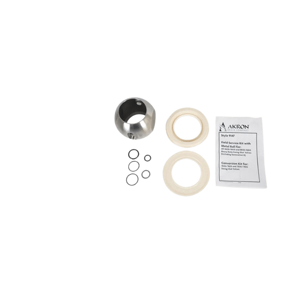 Valve Service Kit for 3" & 3.5" Swing Out Valves, including stainless steel ball