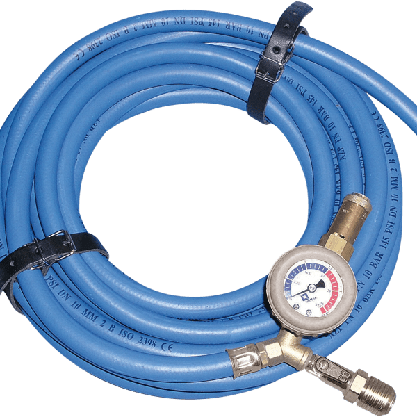 Inflation Hose, 1.5 Bar, 32ft/10m, Blue