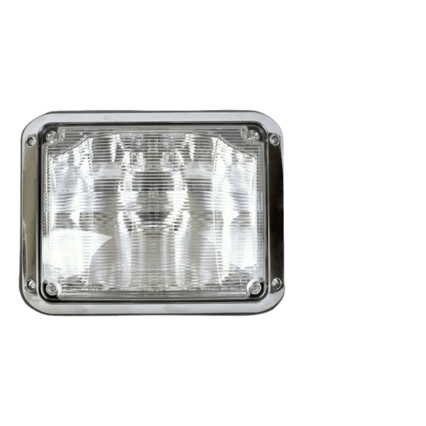 Warning, 7x9 Halogen #795X, Panel, Clear