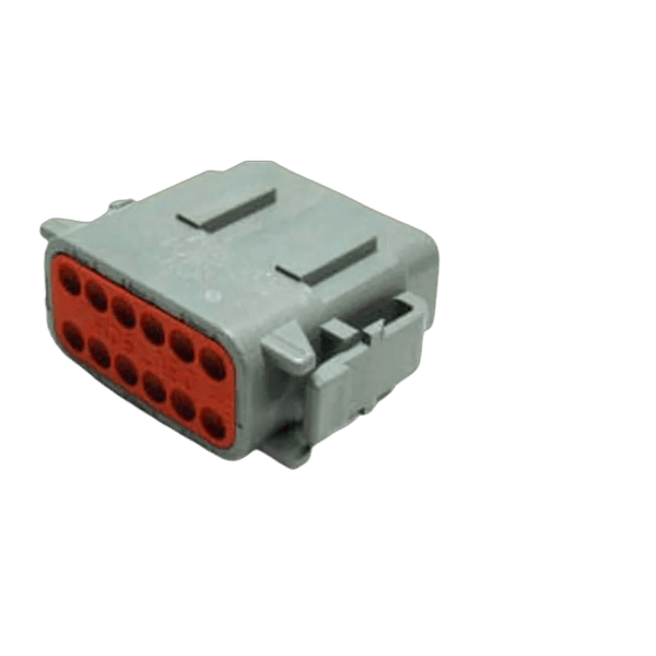 PLUG, 12 CONTACT, SIZE 20, KEY "A"