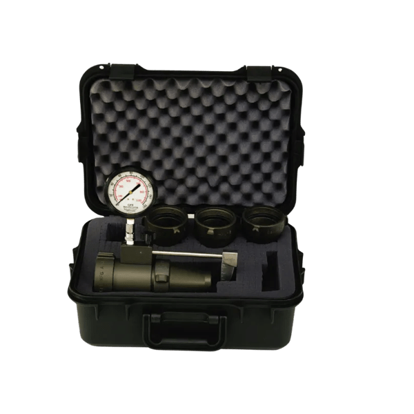 2 1/2'' (65 mm) Flow Test Kit with Case (High Flow Kit)