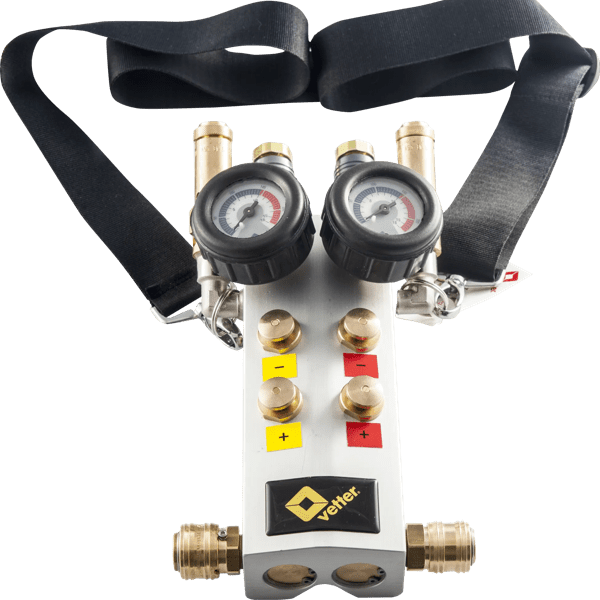 Dual Deadman Controller, Aluminum, Connectable 8 bar