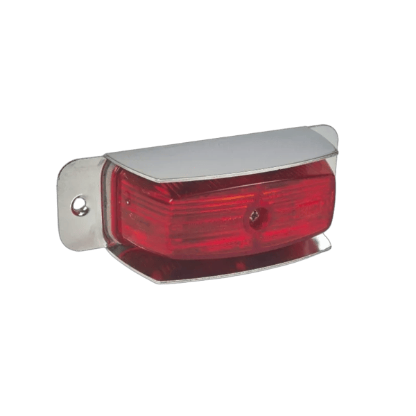 MARKER W/SHIELD 2 BULB/2 WIRE RED