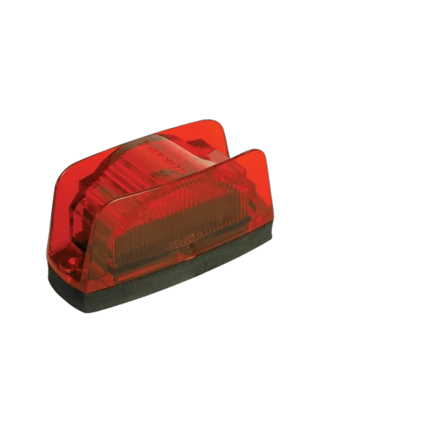 LED MARKER LAMP, RED, W/WIRES