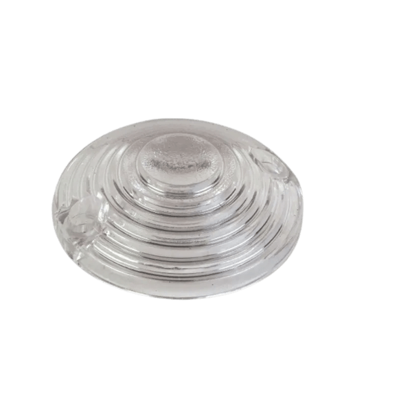 LENS, ACRYLIC, CLEAR: STEPWELL LGHT