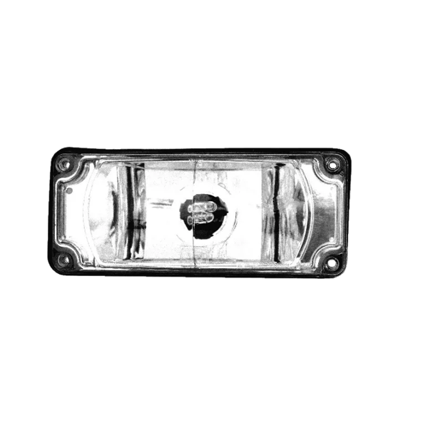 Strobe 3x7 Warning, Panel, Clear