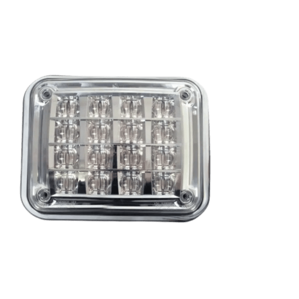 Lamp shown with optional chrome bezel