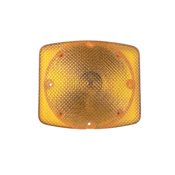 LENS, ACRYLIC, AMBER