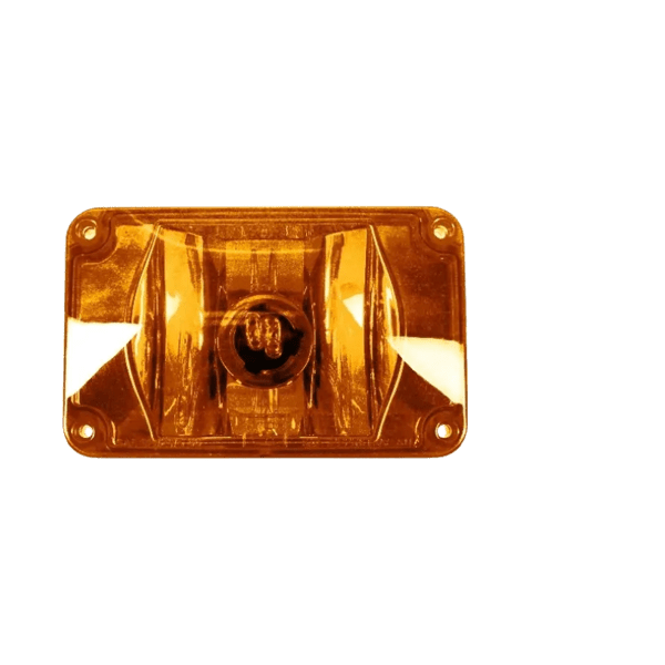 Warning, 4x6 Halogen #795X, Panel, Amber