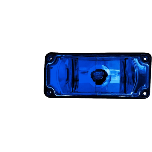 Strobe 3x7 Warning, Panel, Blue