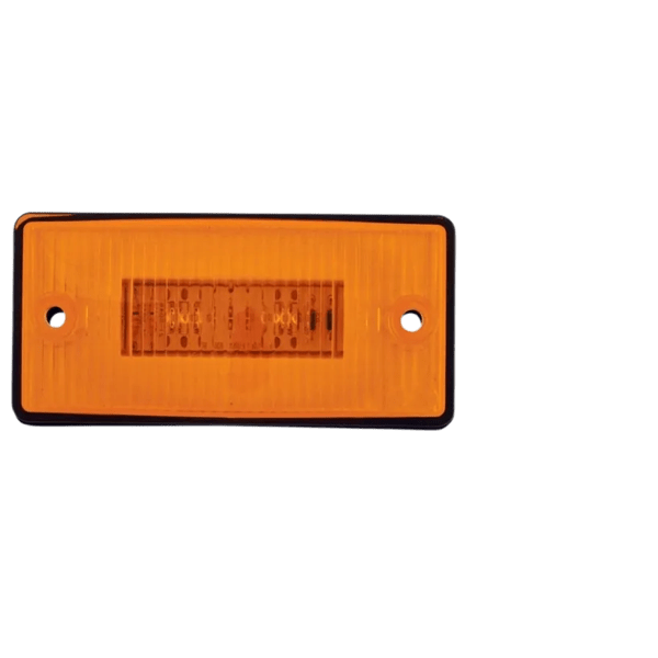 Marker Lights, LED Flush Mount 35 degree Tilt Back, Amber