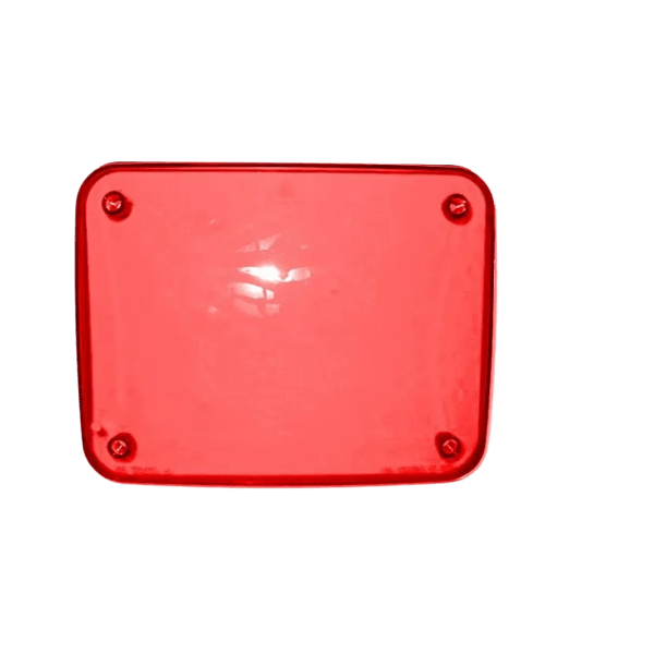 COVER LENS, RED 7"X9"