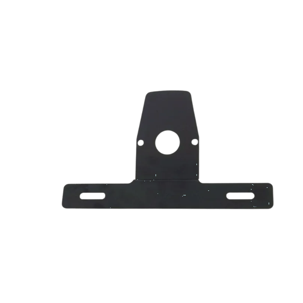 BRACKET, LICENSE ALUM BLACK E-COATI