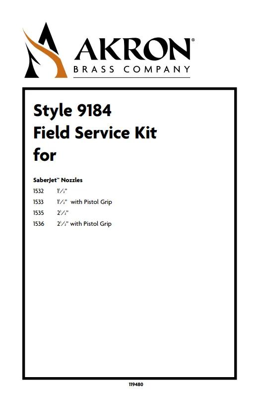 Field Service Kit for Style 1532, 1533, 1535, 1536