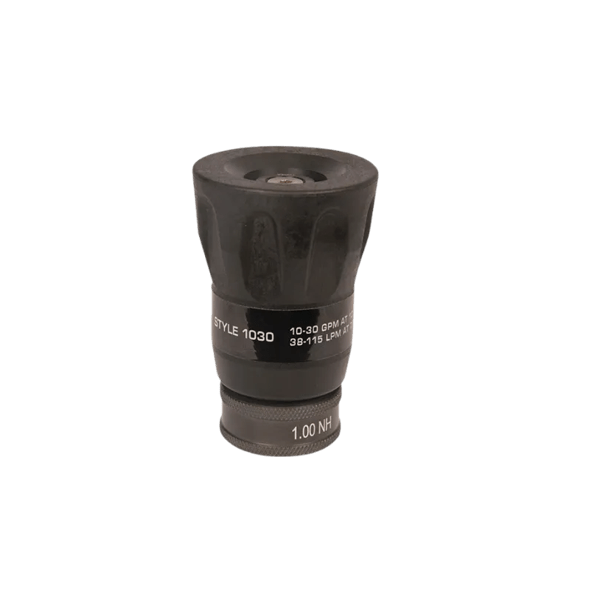 Forestry Handline Nozzle with 1" inlet, NH thread, 10-30 GPM at 100 PSI