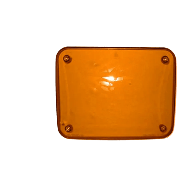 COVER LENS, AMBER 7"X9"