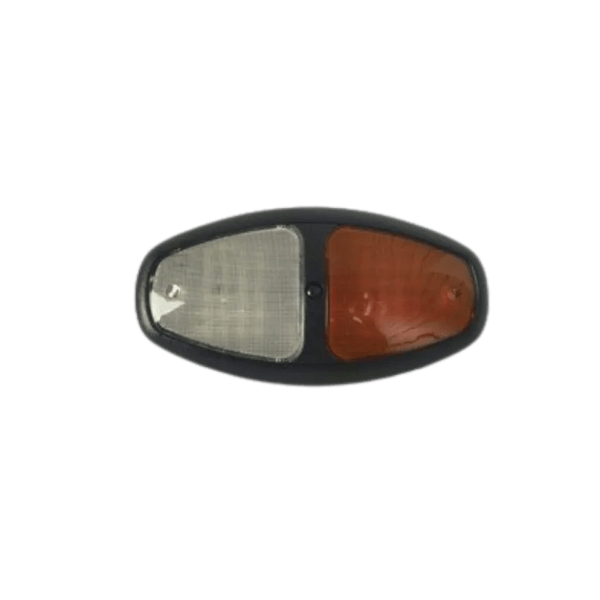 DUAL DOME,BULB,BLK BZL,-SW,RED/CLR