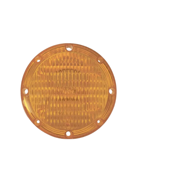 LENS, ACRYLIC, AMBER